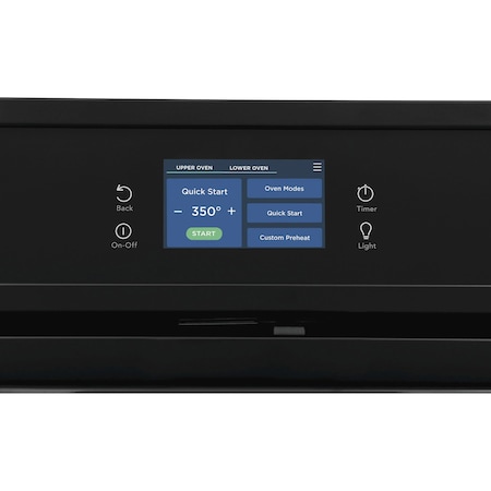 Frigidaire Frigidaire 27-in. Double Electric Convection Wall Oven, Black FCWD2727AB